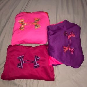 3 UNDER ARMOUR HOODIES